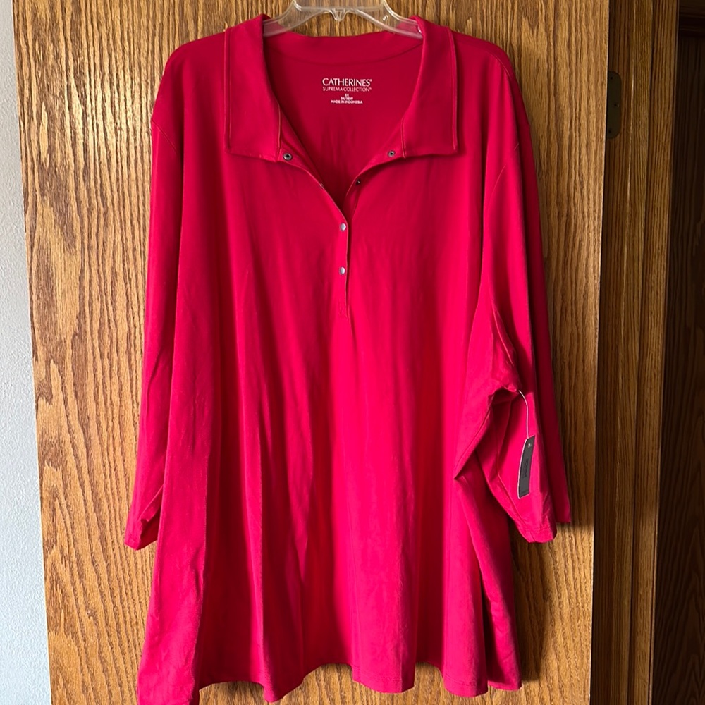 3/4 sleeve collared tunic